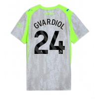 Manchester City Josko Gvardiol #24 Fotballklær Tredjedrakt Dame 2025-26 Kortermet